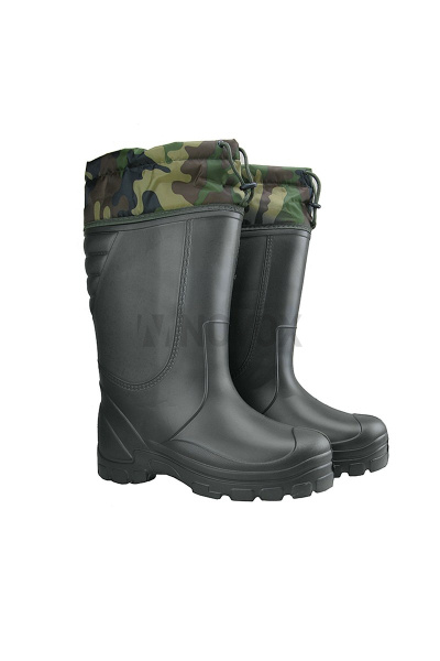 Сапоги "Арктика" КП, с надставкой, съемный чулок -70С, мужские олива