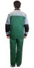 Костюм АСПЕКТ куртка длин., брюки зеленый со св.серым и черной отделкой
