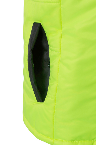 Жилет КОТПРОФИ утепленный лимон/черный