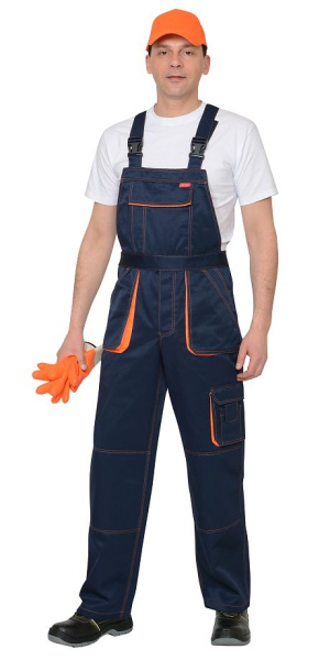 Полукомбинезон "CROWN",синий