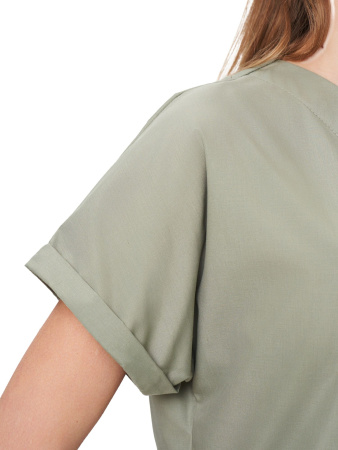 Костюм женский "Эрла" зеленый воск