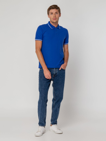 Рубашка поло Virma Stripes, ярко-синяя мужская