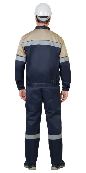 Костюм "ЛЕГИОНЕР" куртка, п/к синий с песочным и СОП (ЧЗ)