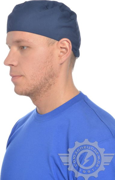 Берет рабочий темно-синий