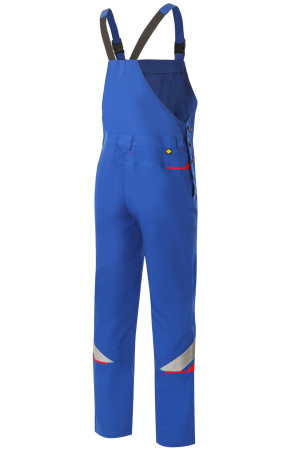 Полукомбинезон ТЕЙКЕР Металл фри василек/красный