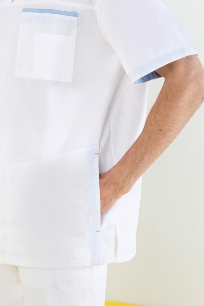 Куртка LINDRED (ЛИНДРЕД) ОРИОН короткий рукав мужская белая