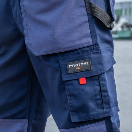 Полукомбинезон PROTONE LIGHT, синий/т.синий/оранжевый