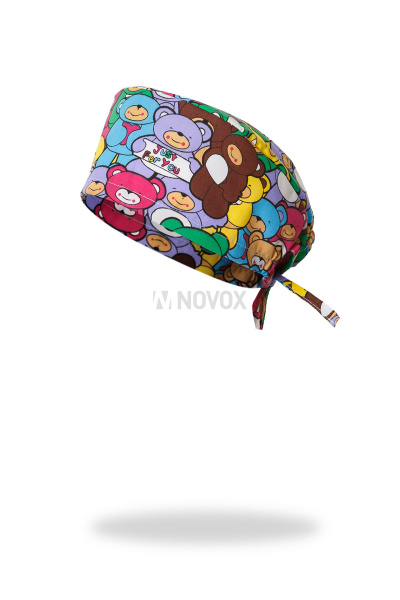 Шапочка СПЕЦ Лайт принт мишки