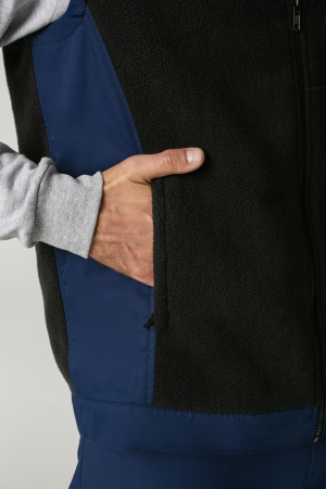 Жилет СТАТУС (STATUS) комбинированный черный/т.синий