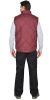 Жилет ЕВРОПА удлиненный (на подкладке флис) бордовый
