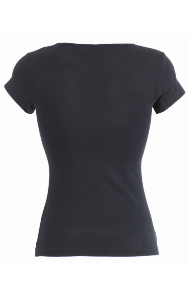 Футболка LUXE (ЛЮКС) женская черная