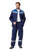 Костюм  "Профи 1", куртка, брюки, цвет василек/темно-синий