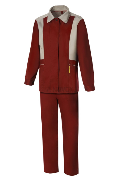 Костюм "Эксперт-2" женский бордовый