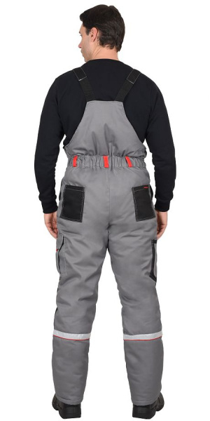 Костюм зимний "Стан" куртка, п/к, серый/черный