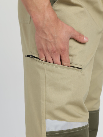 Полукомбинезон Челси CH (тк.Смесовая,270), хаки/бежевый