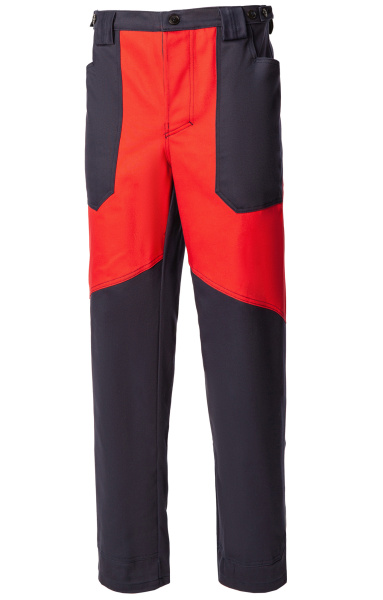 Костюм сварщика Прометей темно-синий-красный, куртка, брюки