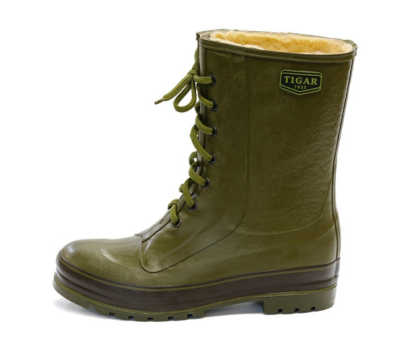 Сапоги "TIGAR" резиновые охотничьи "Балканский охотник", мех, укороченные