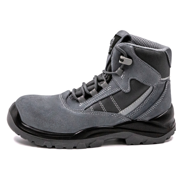 Кроссовки рабочие, замша, КП, КС, ПУ/ПУ, серый (арт. 5241ККС)