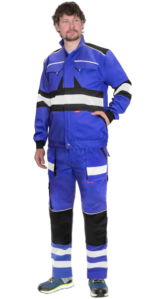 Куртка ТРЭКС васильковый с черным, СОП (ЧЗ)