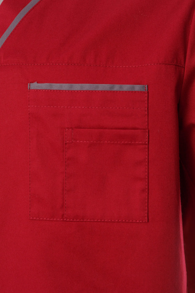 Куртка LINDRED (ЛИНДРЕД) ОРИОН короткий рукав мужская бордо/серая