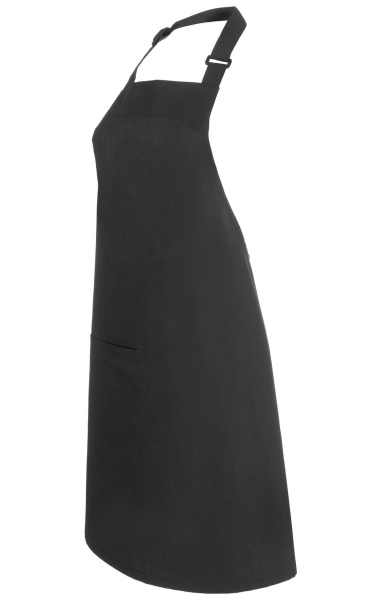 Фартук HORECA (ХОРЕКА) с нагрудником black (черный)