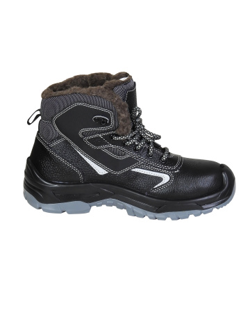 Ботинки SAVЁL-ДЖЕТ-ЗИМА кожа, шерстин, ПУ-ТПУ