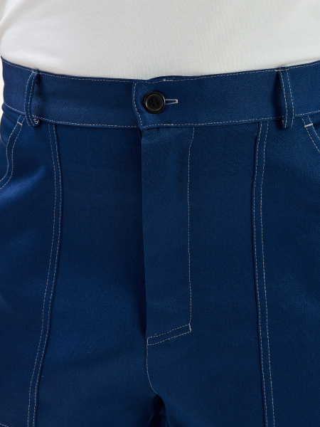 Костюм "Лигор-1" СОП К. (тк.Смесовая,210) брюки, т.синий/серый