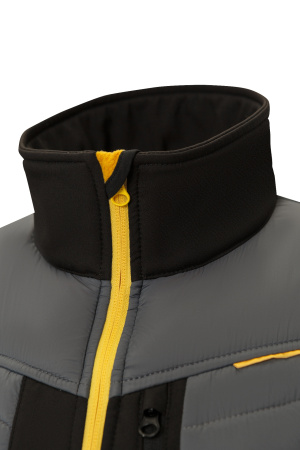 Жилет ЮНИОНВОРКВЕАР (UNIONWORKWEAR) Микс т.серый/черный/оранжевый