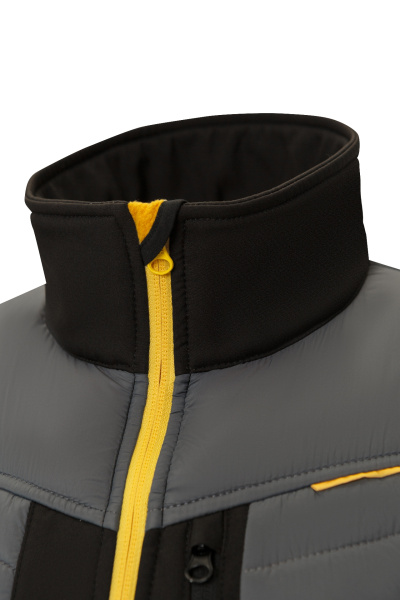 Жилет ЮНИОНВОРКВЕАР (UNIONWORKWEAR) Микс т.серый/черный/оранжевый