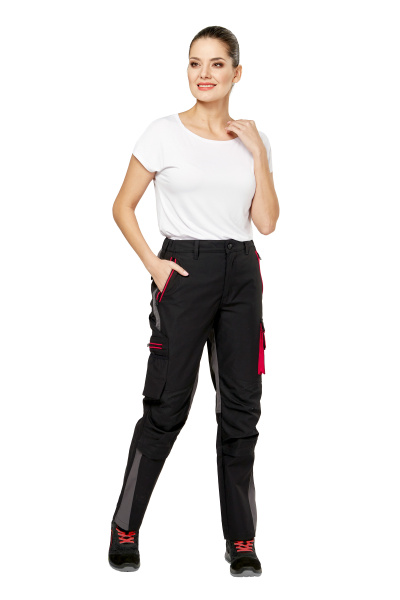 Брюки рабочие женские летние/демисезонные "Студио" цвет черный