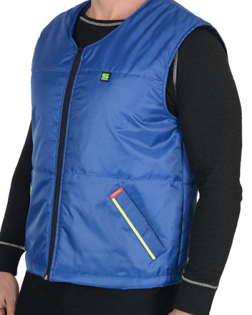 Жилет "КАССИР",васильковый