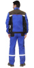 Костюм "СТАН" куртка кор., п/к,  васильковый с красной и черной отделкой