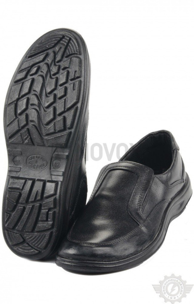 Туфли "Стрит" черные (натуральная кожа)