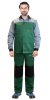 Костюм АСПЕКТ куртка длин., брюки зеленый со св.серым и черной отделкой