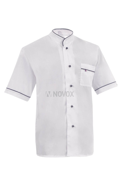 Куртка поварская (китель) "Люкс-Лайт" короткий рукав белая