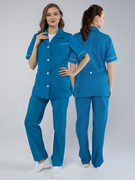 Костюм женский "Магнэль" (тк.Смесовая,120), морская волна