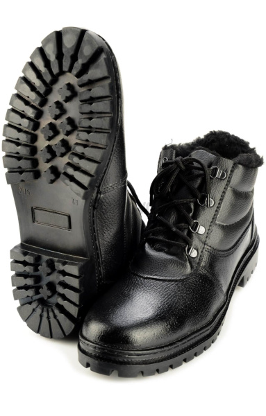 Ботинки монтажные, иск. мех, Нитрил