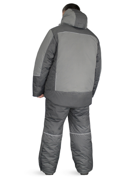 Костюм утепленный "ДРИМ" куртка+брюки, цв. т.сер/сер