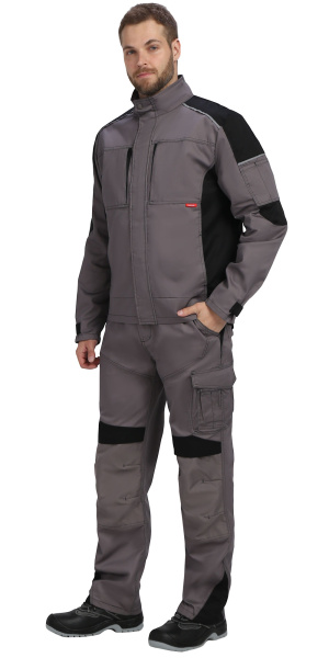 Куртка ЦИТРИН ср.серый с черным (ЧЗ)