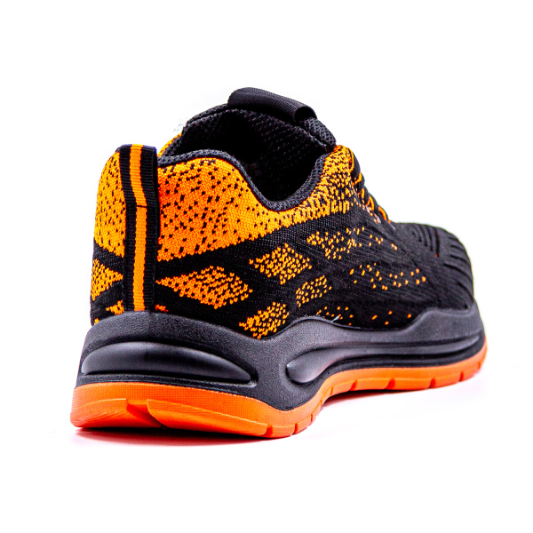 Кроссовки рабочие, КП, ПУ/ТПУ, черный/оранжевый (арт. 5334К)