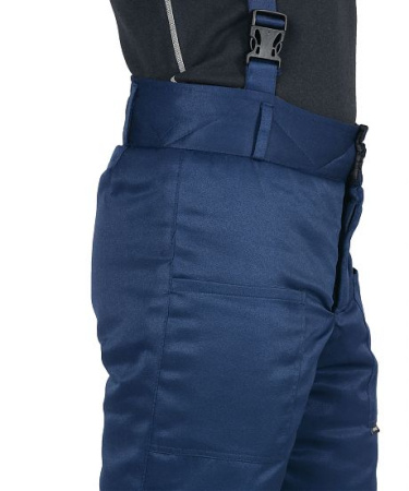 Брюки зимние универсальные, тк.смесовая, т.синий