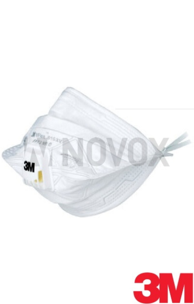 Полумаска фильтрующая (респиратор) противоаэрозольная с клапаном выдоха 3M VFlex (ВиФлекс) 9163V FFP