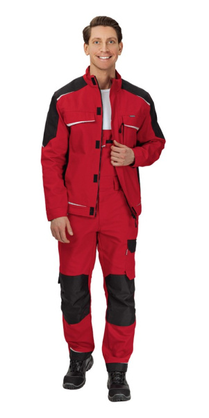 Куртка мужская "Сюрвейер" красный/чёрный