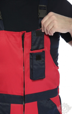 Костюм "Континент",куртка, п/к, т.синий с красным, с СВП (СОП)