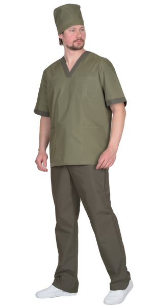 Костюм "РЕАЛ" мужской оливковый с хаки