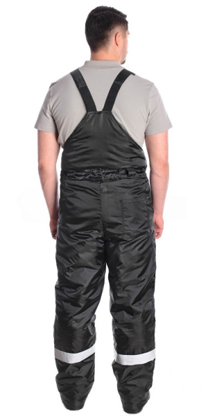 Полукомбинезон утепленный, черный