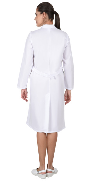 Халат "ЛИЗА" женский белый с салатовым 