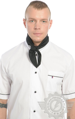 Косынка ткань "Тиси" черная