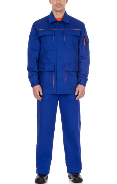 Костюм "Эксперт-2" куртка, п/к, василек