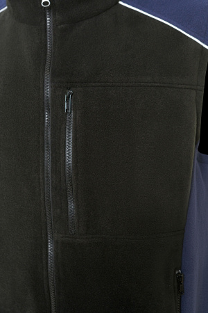 Жилет Статус (STATUS) флисовый т.синий/черный